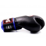 Боксерские перчатки Twins Special (BGVLA black-blue)
